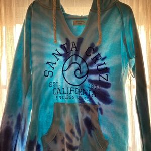 santa cruz tie dye hoodie